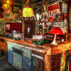 Grafika Ruin Bar in Budapest Jigsaw Puzzle (500 Pieces)