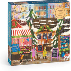 Galison Joy Laforme Merry Market Foil Jigsaw Puzzle (1000 Pieces)