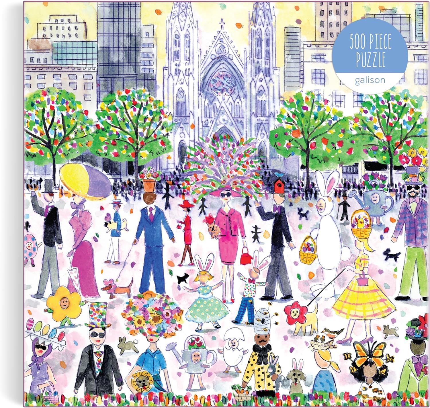 Galison Easter Parade, Michael Storrings Jigsaw Puzzle (500 Pieces)