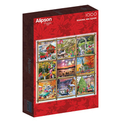 Alipson Seasonal Nine Square Jigsaw Puzzle (1000 Pieces)