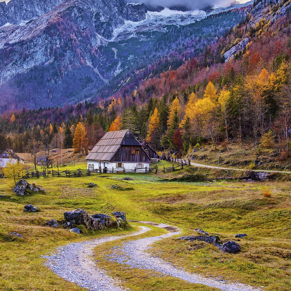Enjoy Cottage in the Mountains Jigsaw Puzzle (1000 Pieces)