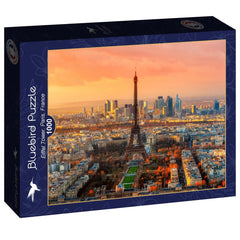 Bluebird Eiffel Tower, Paris, France Jigsaw Puzzle (1000 Pieces)