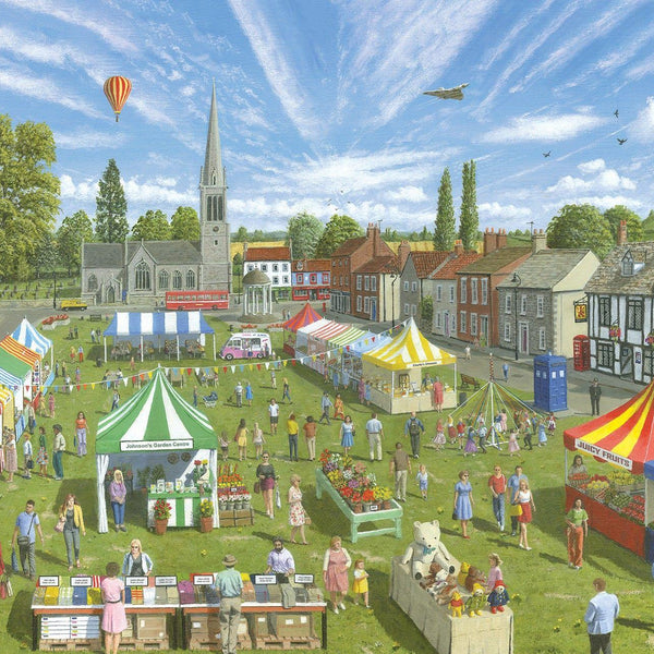 Falcon Deluxe The Village Fete Jigsaw Puzzle (500 XL Extra Large Pieces)