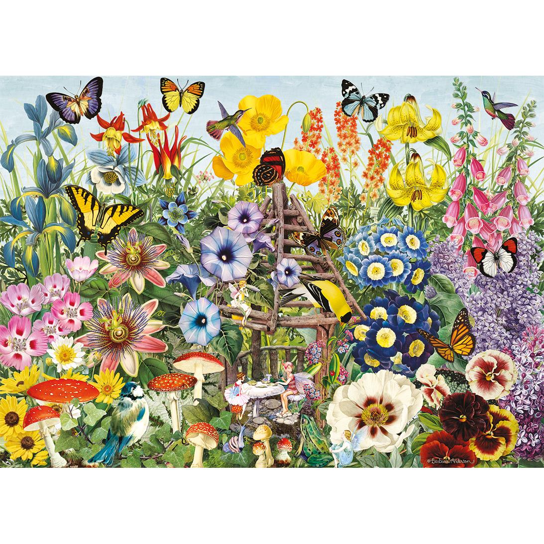 Gibsons Fairy Garden Jigsaw Puzzle (1000 Pieces) DAMAGED BOX
