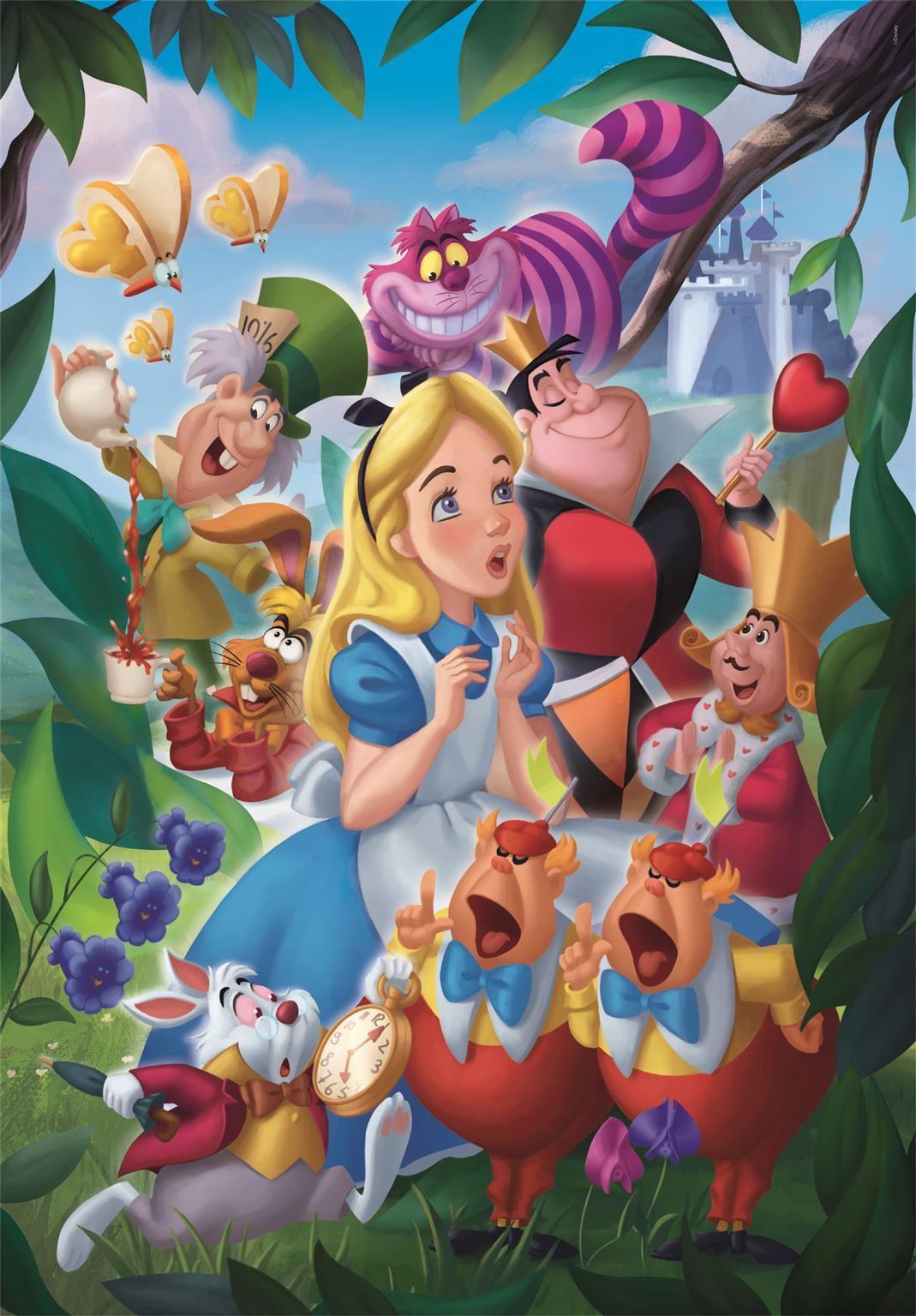 Clementoni Disney Alice In Wonderland Jigsaw Puzzle (1000 Pieces)