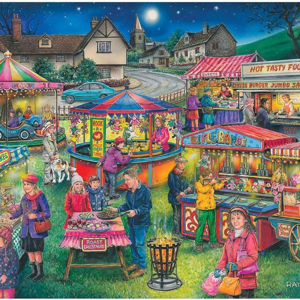 House of Puzzles Village Fayre Jigsaw Puzzle (BIG 500 XL Pieces)