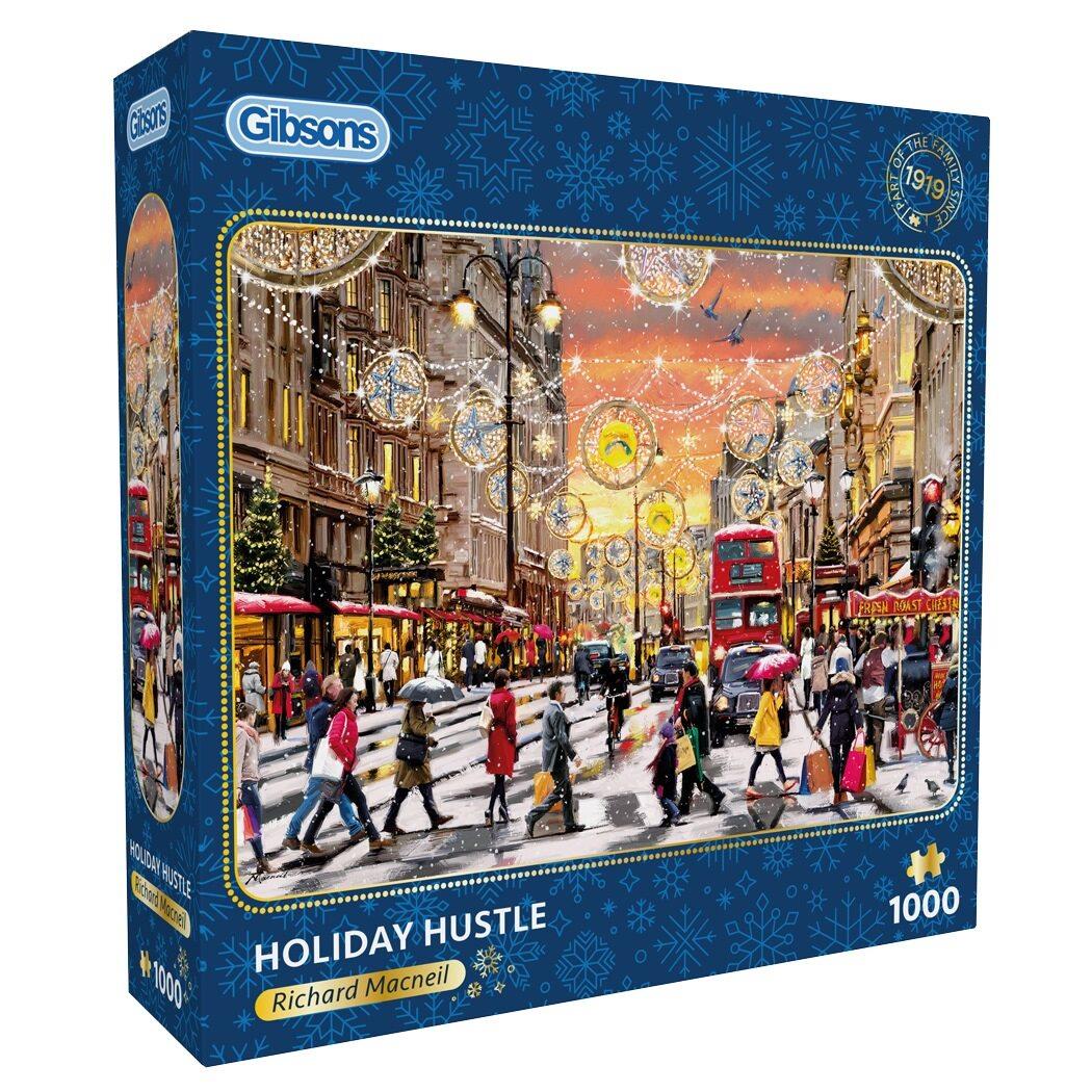 ジグソーパズル　1000ピース　E・キリングワース・ジョンソン　「到着」 Gibsons Holiday Hustle Jigsaw Puzzle (1000 Pieces) – PDK