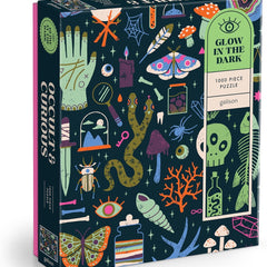 Galison Occult and Curious Glow in the Dark Jigsaw Puzzle (1000 Pieces)