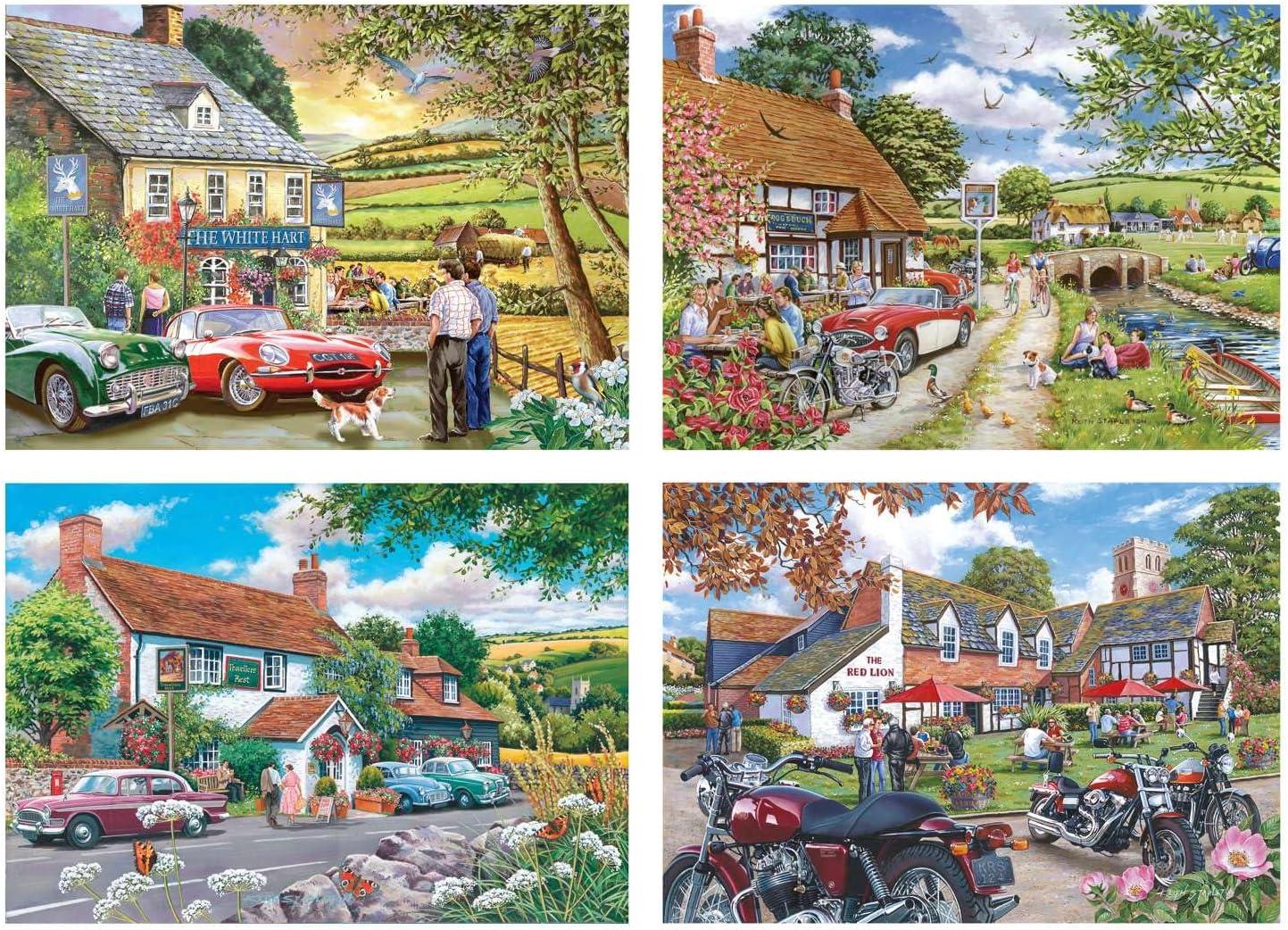 House of Puzzles Tales From The Tavern Jigsaw Puzzle (4 x 500 Pieces)