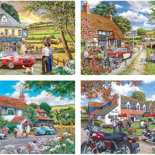House of Puzzles Tales From The Tavern Jigsaw Puzzle (4 x 500 Pieces)