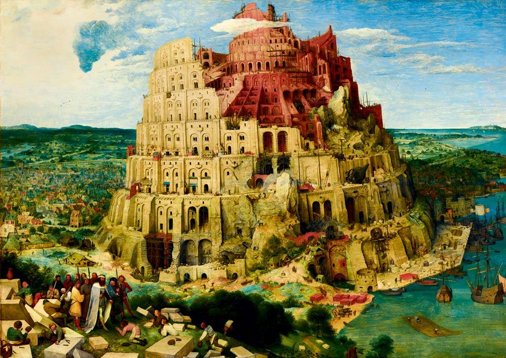 Bluebird Art Bruegel the Elder - The Tower of Babel Jigsaw Puzzle (1000 Pieces)