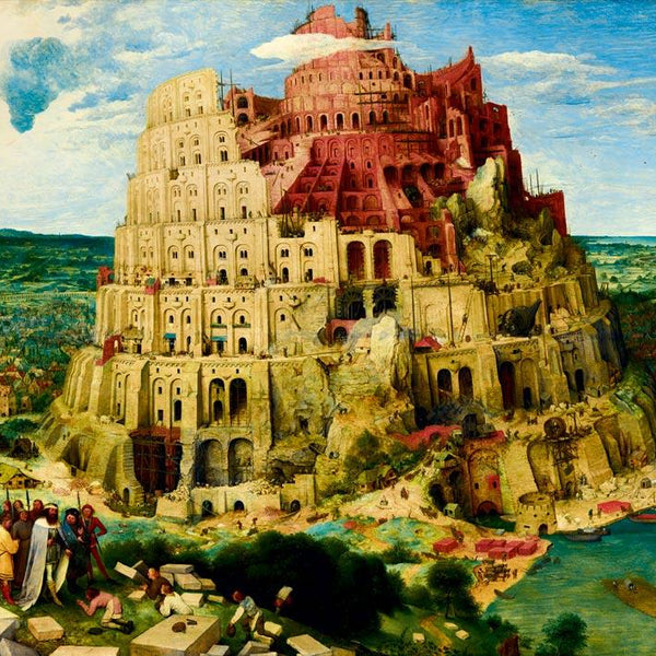 Bluebird Art Bruegel the Elder - The Tower of Babel Jigsaw Puzzle (1000 Pieces)