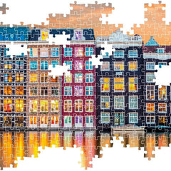 Clementoni Bright Amsterdam Panorama Jigsaw Puzzle (1000 Pieces)