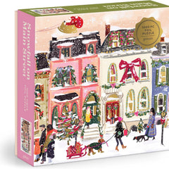 Galison Snowfall on Main Street Foil Jigsaw Puzzle (1000 Pieces)