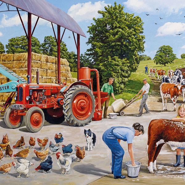 Gibsons A Busy Farmyard Jigsaw Puzzle (500 Pieces)