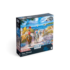 House of Puzzles Sea Horses Jigsaw Puzzle (500 XL Pieces)