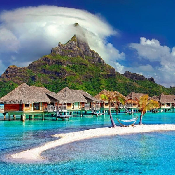 Bluebird Bora Bora, Tahiti Jigsaw Puzzle (500 Pieces)