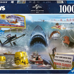 Ravensburger Jaws, Universal Vault Collection Jigsaw Puzzle (1000 Pieces)