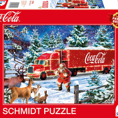 Schmidt Coca Cola Christmas Truck Jigsaw Puzzle (1000 Pieces)