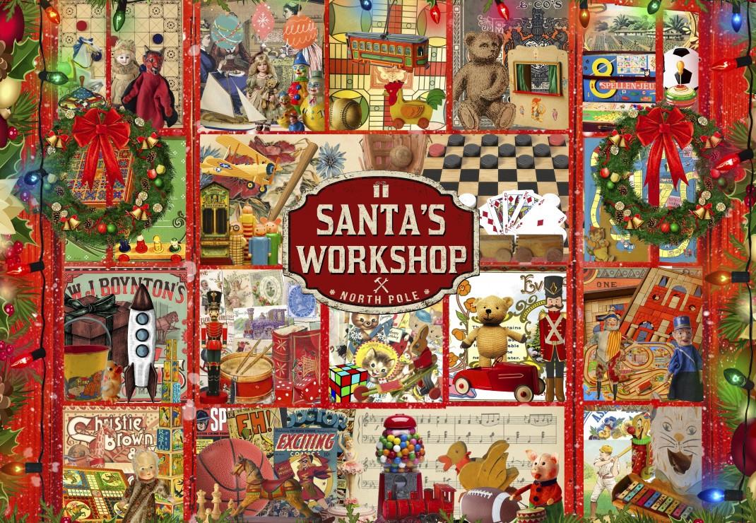 Bluebird Santa's Workshop, North Pole Jigsaw Puzzle (1000 Pieces)