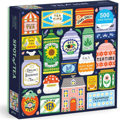 Galison Spot Of Tea Jigsaw Puzzle (500 Pieces)