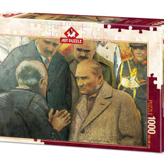 Art Puzzle Ataturk And Earthquake, Yavuz Bozkurt Jigsaw Puzzle (1000 Pieces)