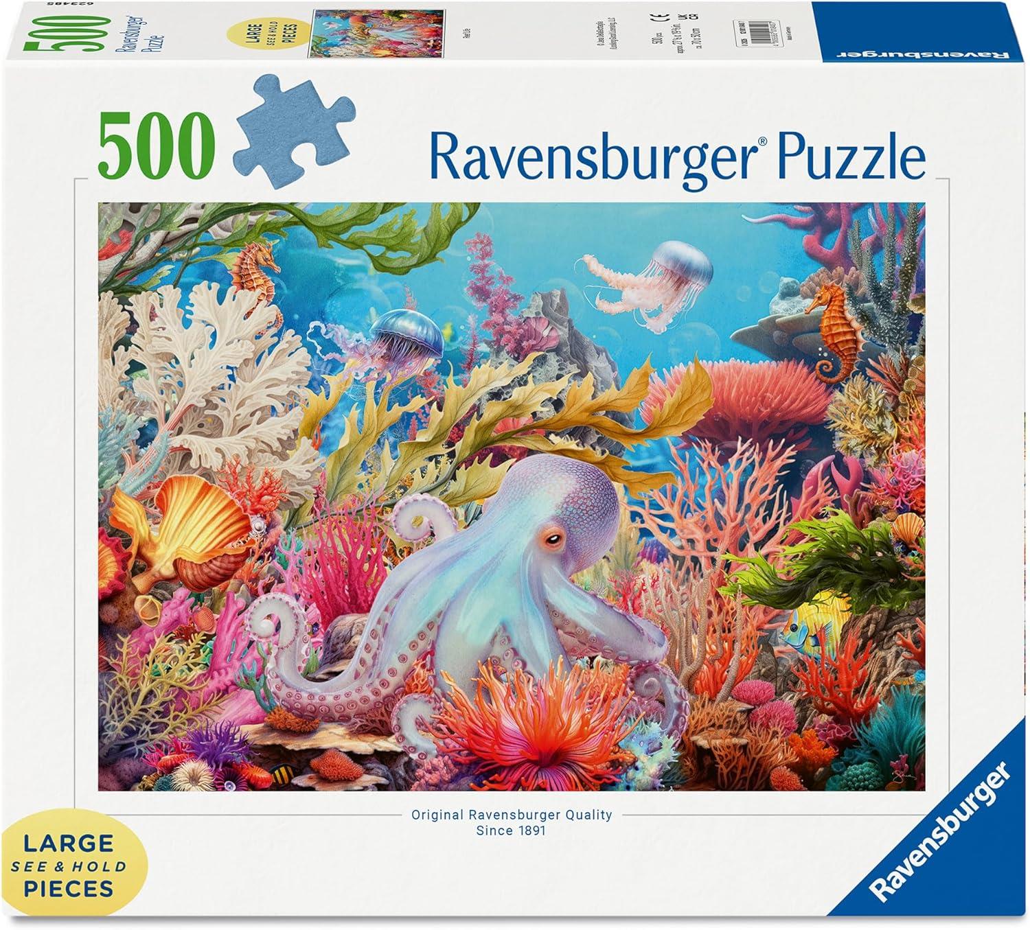 Ravensburger Reef Life Jigsaw Puzzle (500 XL Extra Large Pieces) – PDK
