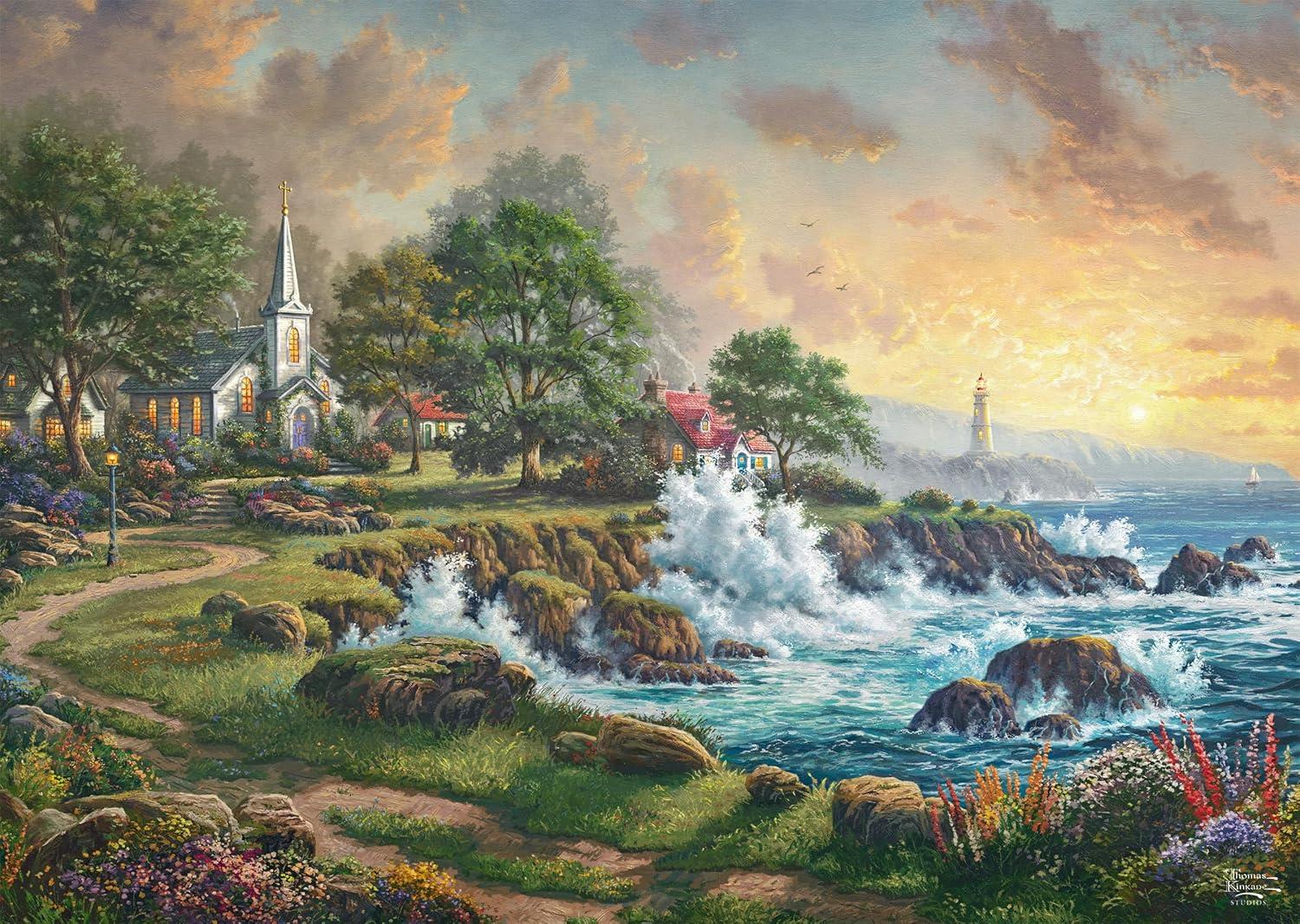 Schmidt Thomas Kinkade Seaside Haven Jigsaw Puzzle (1000 Pieces)