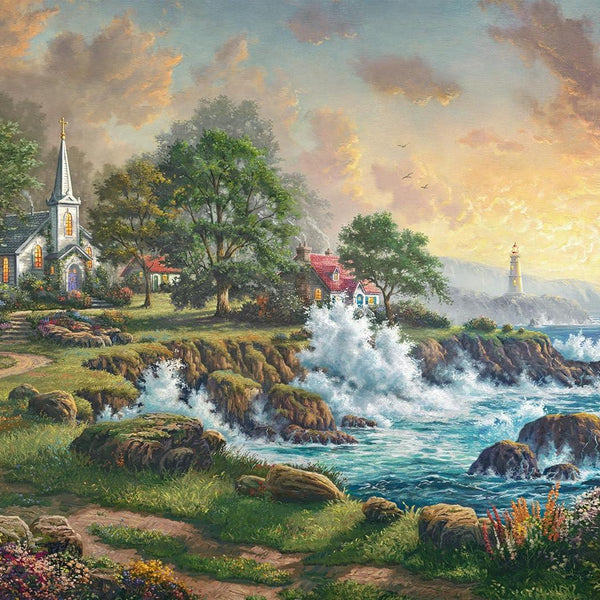 Schmidt Thomas Kinkade Seaside Haven Jigsaw Puzzle (1000 Pieces)