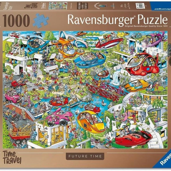 Ravensburger Ray's Comic Series - Time Travel No.4 in the Future Jigsaw Puzzle (1000 Pieces)