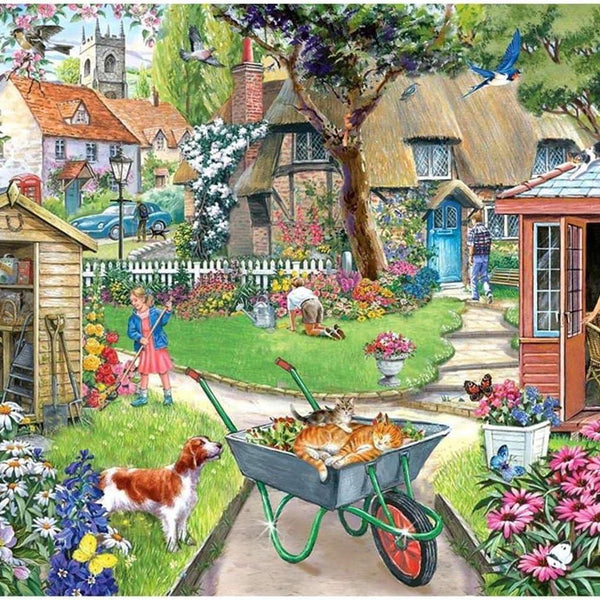 House of Puzzles Bloomin' Lovely BIG Jigsaw Puzzle (500 XL Pieces)