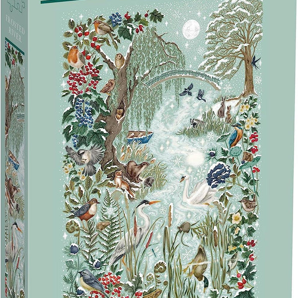 Gibsons Frosted River, The Art File Jigsaw Puzzle (1000 Pieces) DAMAGED BOX