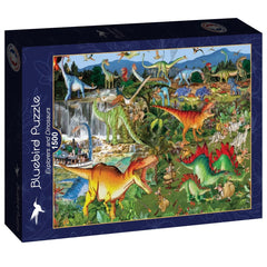 Bluebird Explorers and Dinosaurs, Francois Ruyer Jigsaw Puzzle (1500 Pieces)