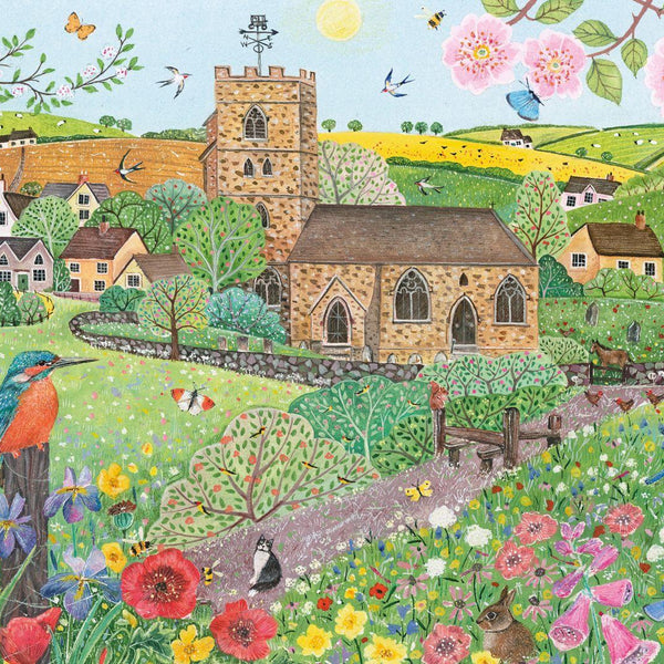 Otter House Summer Village Jigsaw Puzzle (500 Pieces)