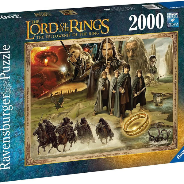 Ravensburger Lord of the Rings, The Fellowship of the Ring Jigsaw Puzzle (2000 Puzzles) DAMAGED BOX