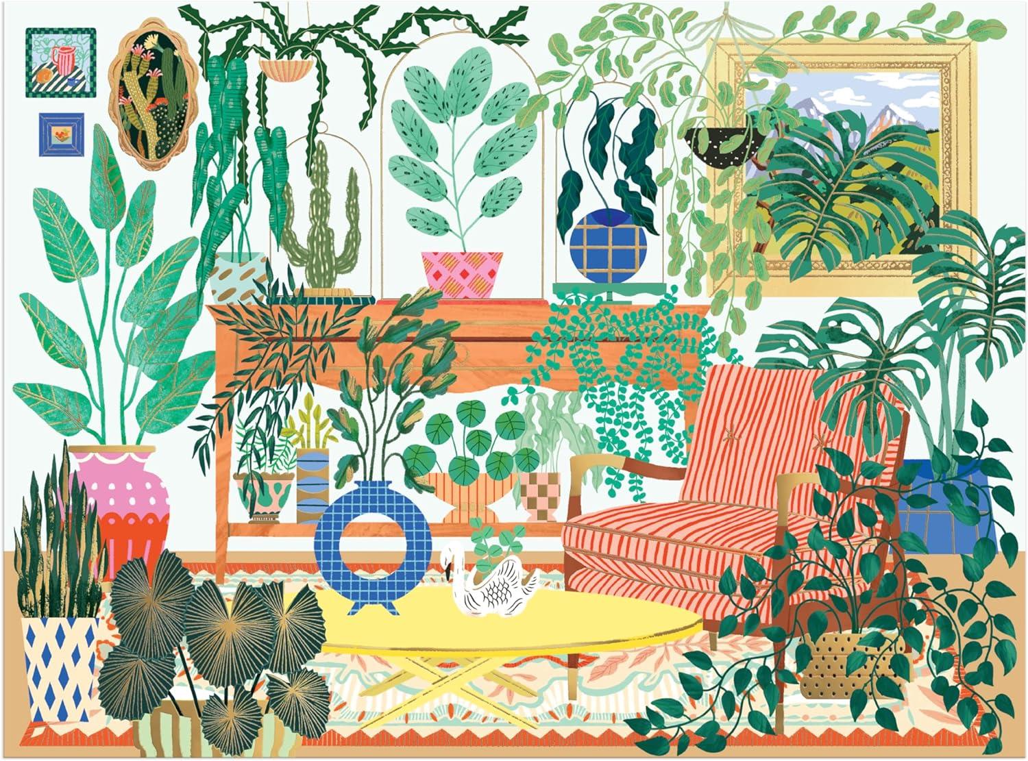 Galison Houseplant Haven Foil Jigsaw Puzzle (1000 Pieces)