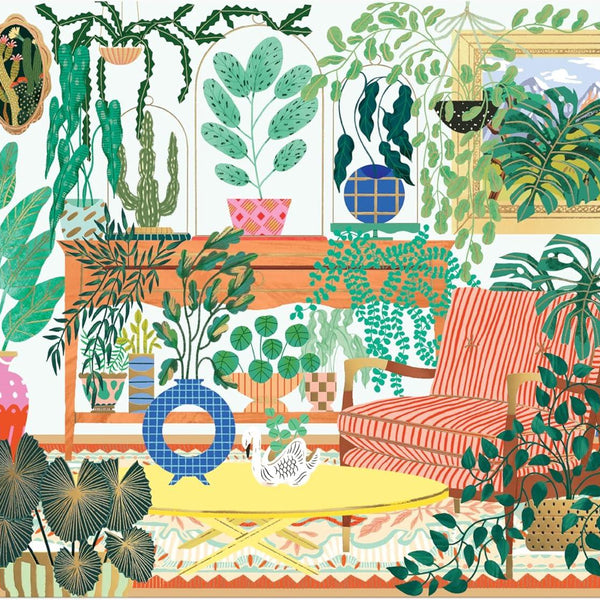 Galison Houseplant Haven Foil Jigsaw Puzzle (1000 Pieces)
