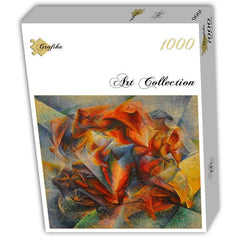 Grafika Umberto Boccioni: Dinamismo Di Un Ciclista E Un Dipinto, 1913  Jigsaw Puzzle (1000 Pieces)