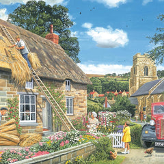 Ravensburger Happy Days No 9 Village Life Jigsaw Puzzle (4 x 500 Pieces)
