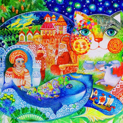 Bluebird Russian Tale Jigsaw Puzzle (1500 Pieces)