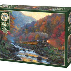 Cobble Hill Smoky Train Jigsaw Puzzle (1000 Pieces)