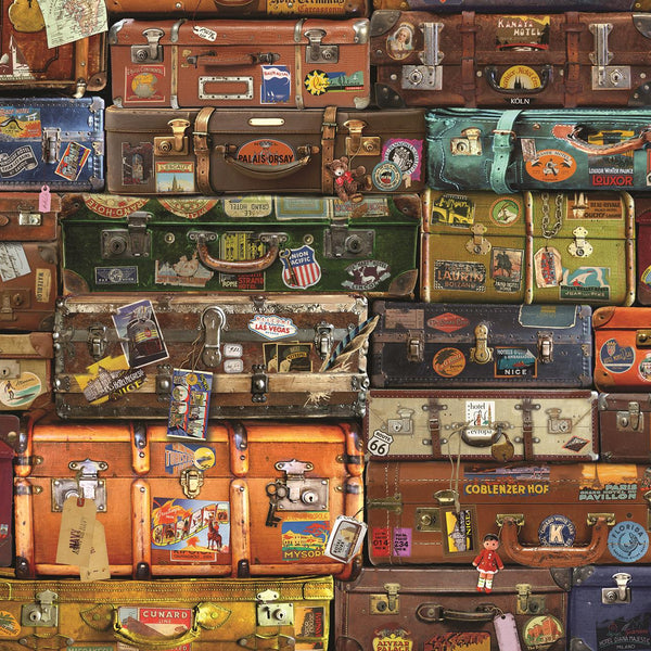 Cobble Hill Luggage Jigsaw Puzzle (1000 Pieces)