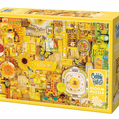 Cobble Hill Yellow Jigsaw Puzzle (1000 Pieces)