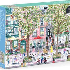 Galison Cats In The City, Michael Storrings Jigsaw Puzzle (1000 Pieces)