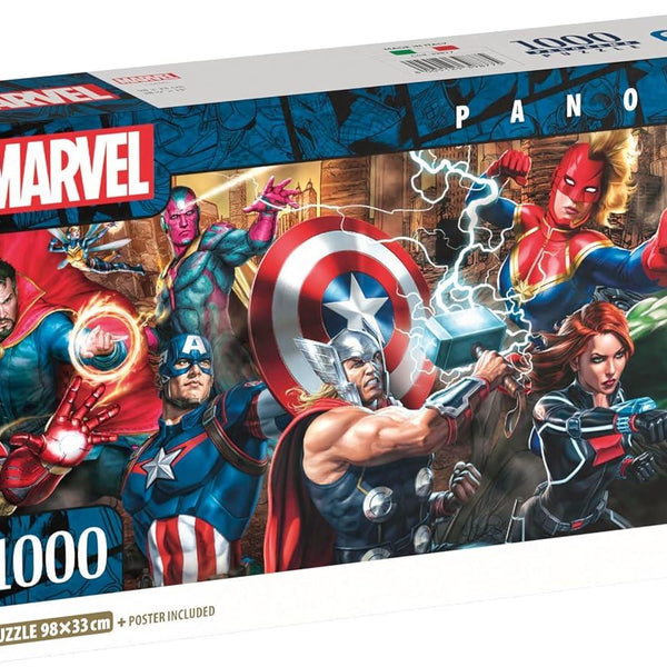 Clementoni Marvel Avengers Panorama Jigsaw Puzzle (1000 Pieces)