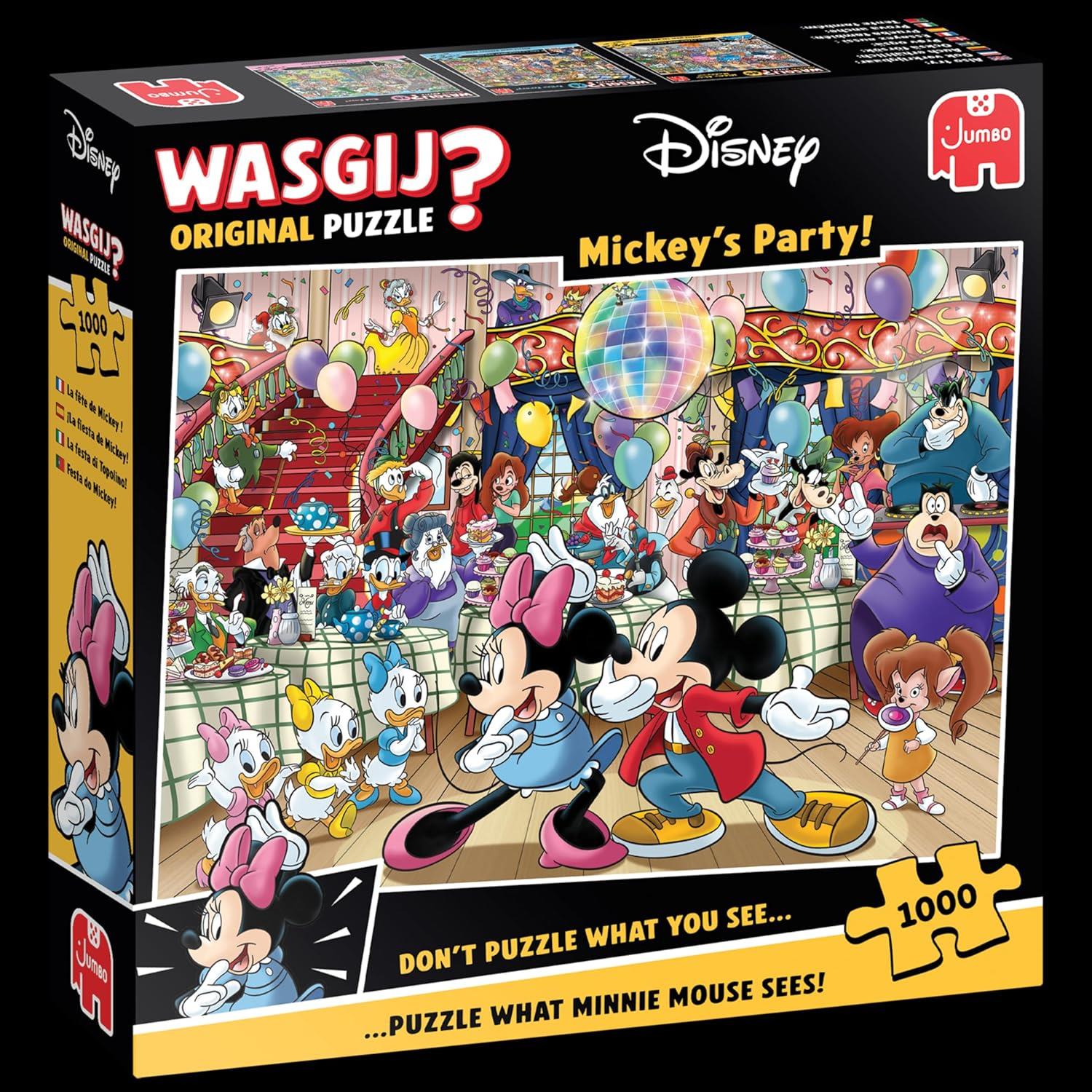 Wasgij Original Disney Mickey's Party Jigsaw Puzzle (1000 Pieces)
