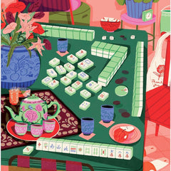 Galison Mahjong Social Jigsaw Puzzle (1000 Pieces)