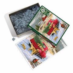 Cobble Hill Christmas on the Farm Jigsaw Puzzle (1000 Pieces)