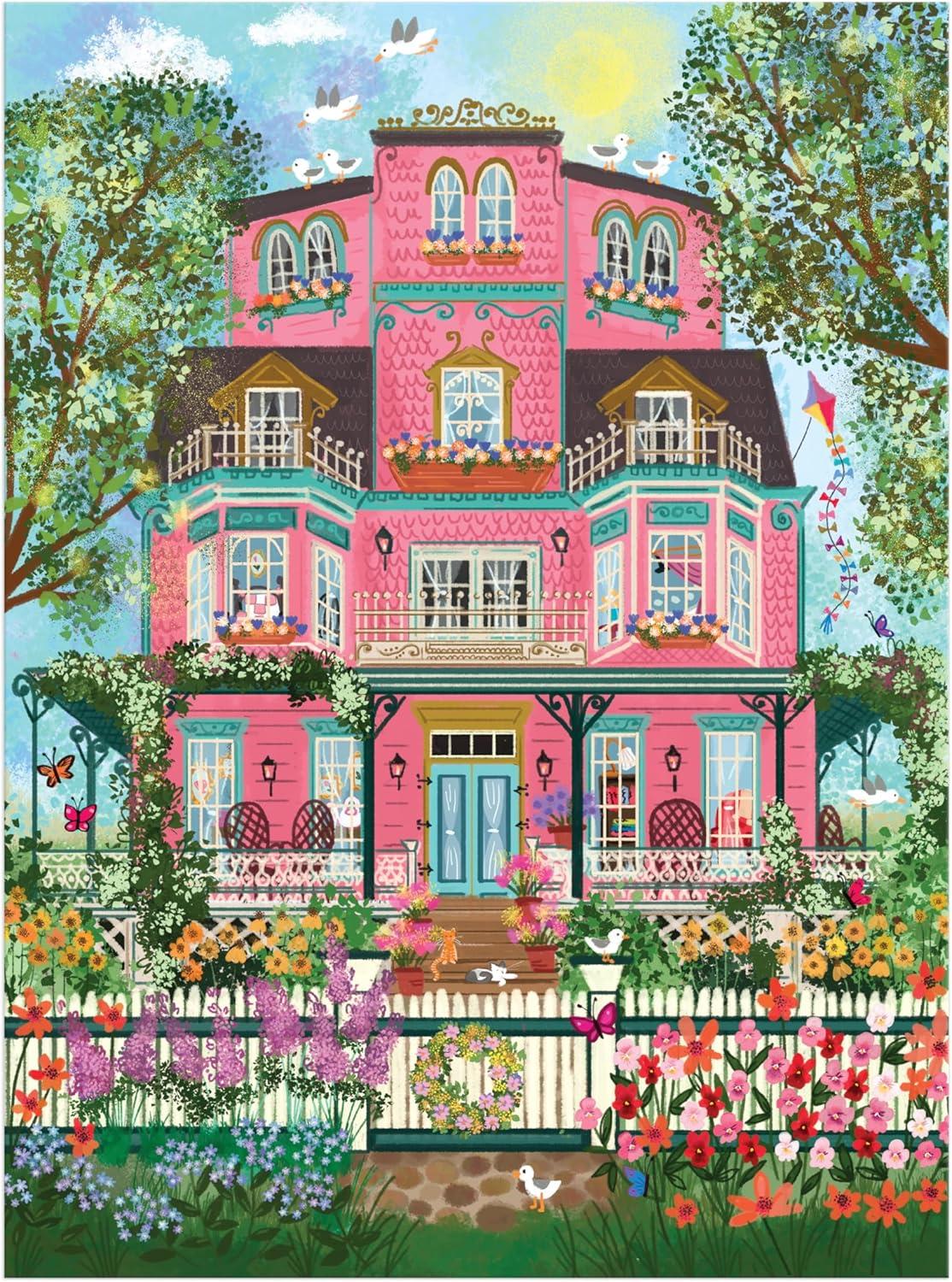 Galison Capeside Victorian,  Joy Laforme Foil Jigsaw Puzzle (1000 Pieces)