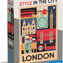 Clementoni Style In The City London Jigsaw Puzzle (1000 Pieces)